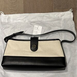 NWT - Elegant Black and Cream Women's Bag